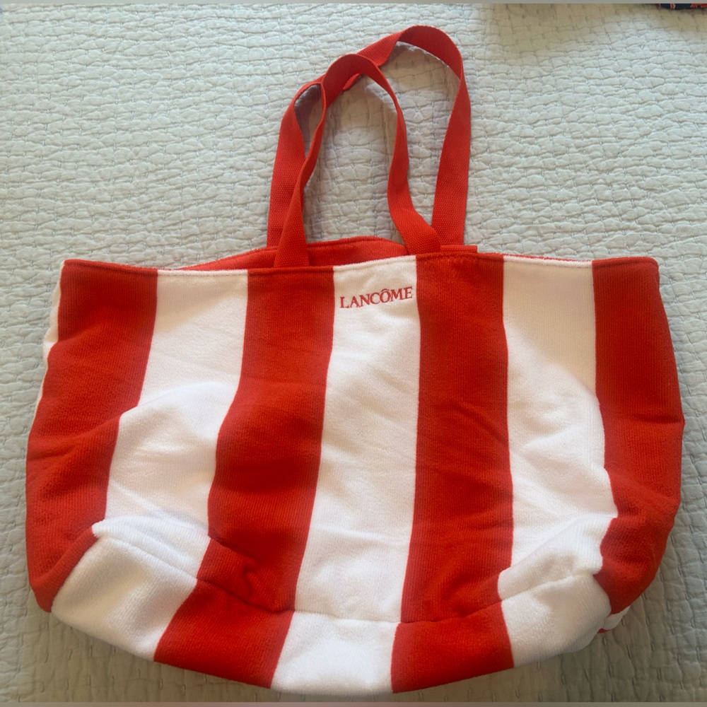 Lancôme Terry Cloth Beach Bag. NWOT.